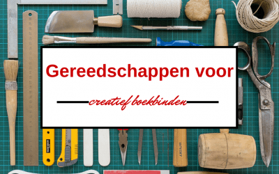Gereedschappen voor creatief boekbinden