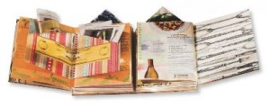 Decoupage food and wine journal van Jeannine Stein - detail