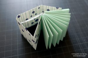 mini origami boek - tutorial